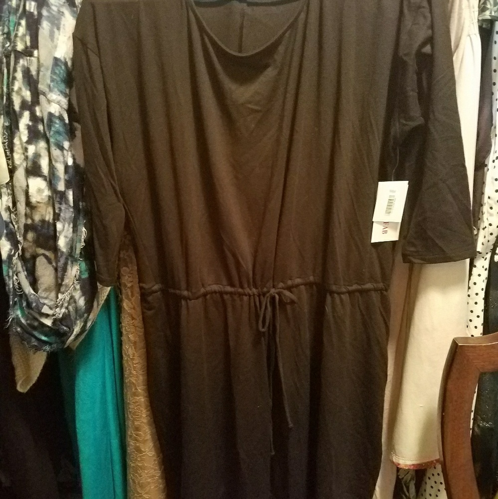 Simple drawstring dress